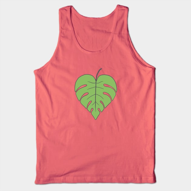 Heart Leaf Tank Top by Nathan Watkins Design